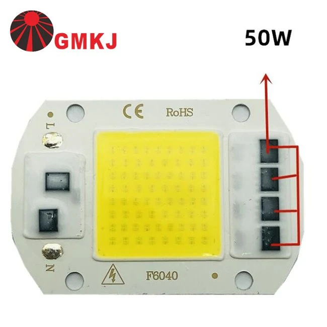 AC بدون سائق COB LED 50W