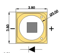 ديود ليزر Vcsel عالي الأداء 3535 عدسة زجاجية كوارتز 840-850 نانومتر