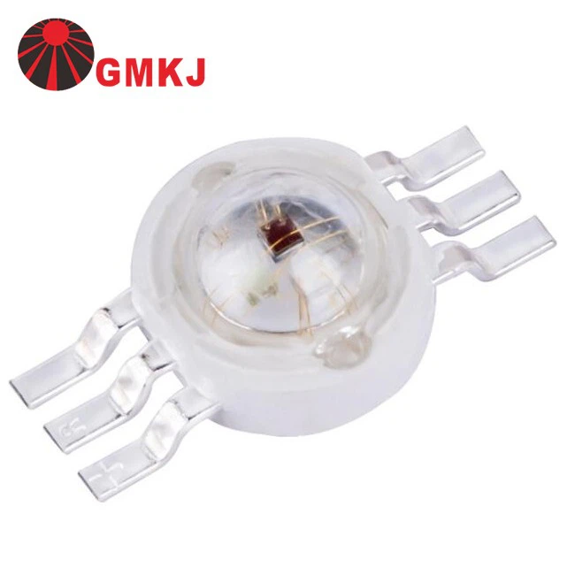 Excellent High Power RGB 3*1w Led Chip Diode With 6 Pins