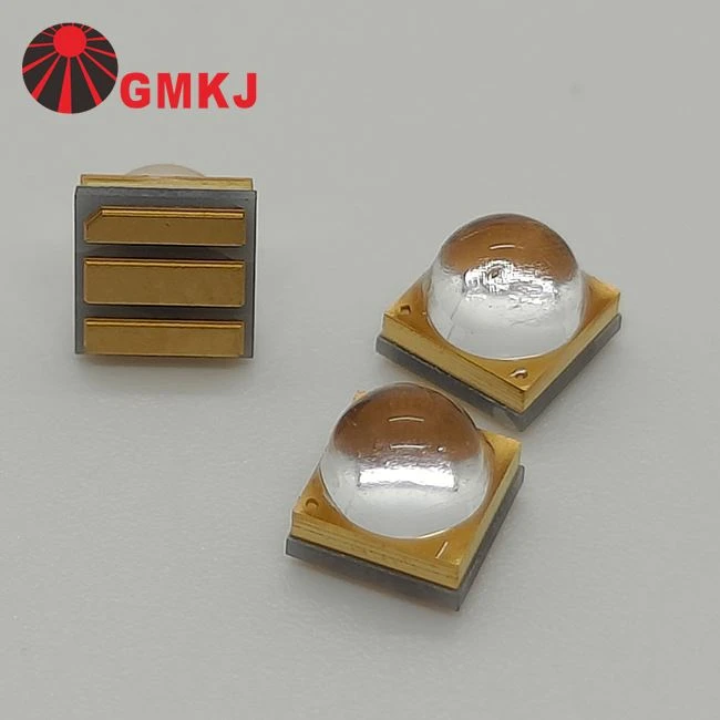 الأشعة فوق البنفسجية LED 3535 SMD 385nm 3W مع عدسة زجاج الكوارتز 60 درجة لعلاج الأشعة فوق البنفسجية والطباعة